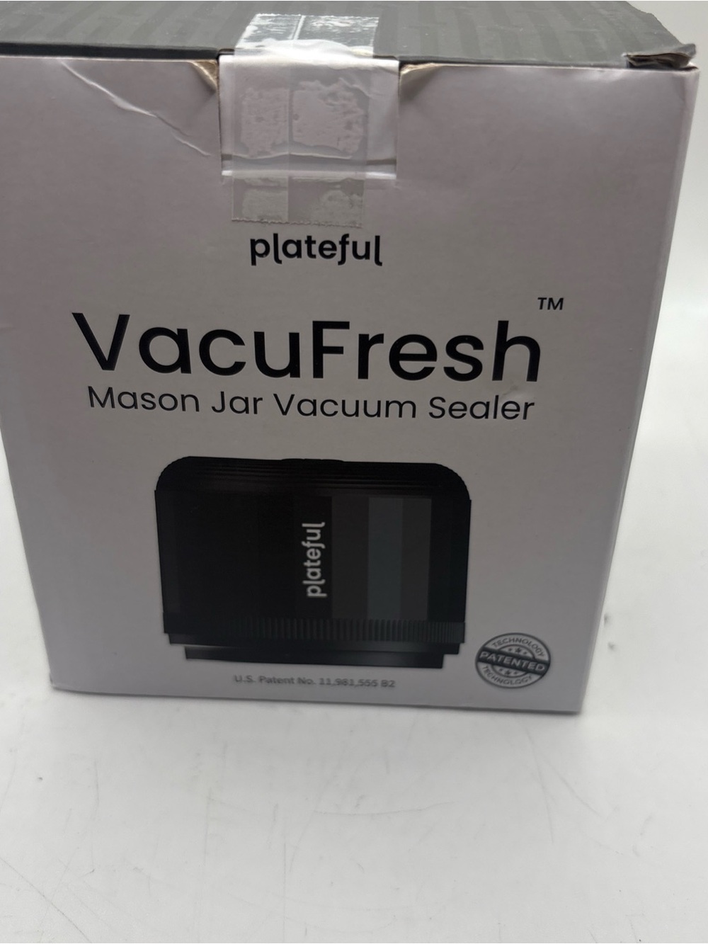 NEW Plateful Electric Mason Jar Vacuum Sealer (Lids Included) For Wide/Reg Jars